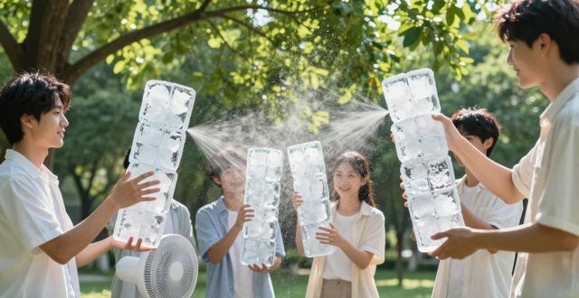 大冰块降温方法_綦江夏季防暑降温大冰块_大冰块户外活动使用时长